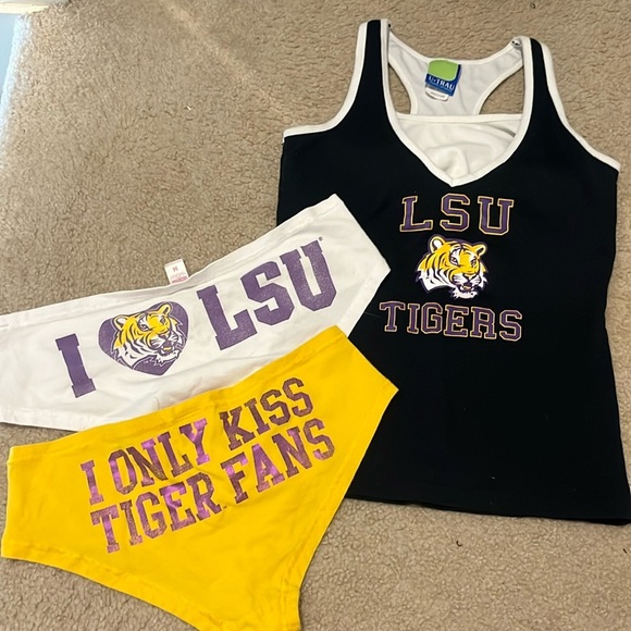 LSU work out top Vintage Victoria’s Secret PINK LSU